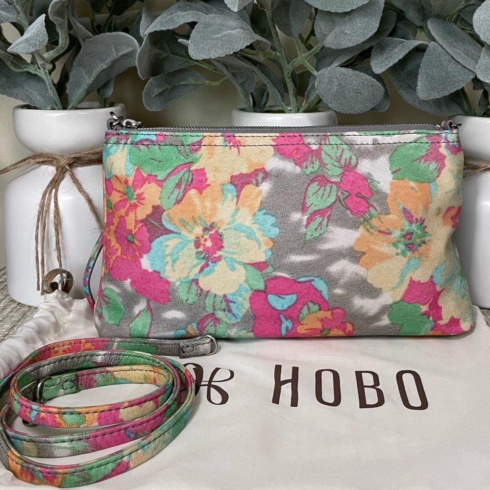 Hobo international Darcy bag floral crossbody genuine leather